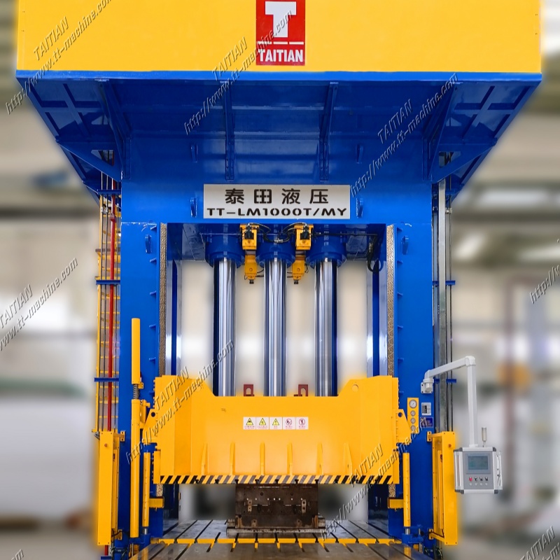 1000tons kompozity hydraulický lis pre nové puzdro na batériu energetického vozidla